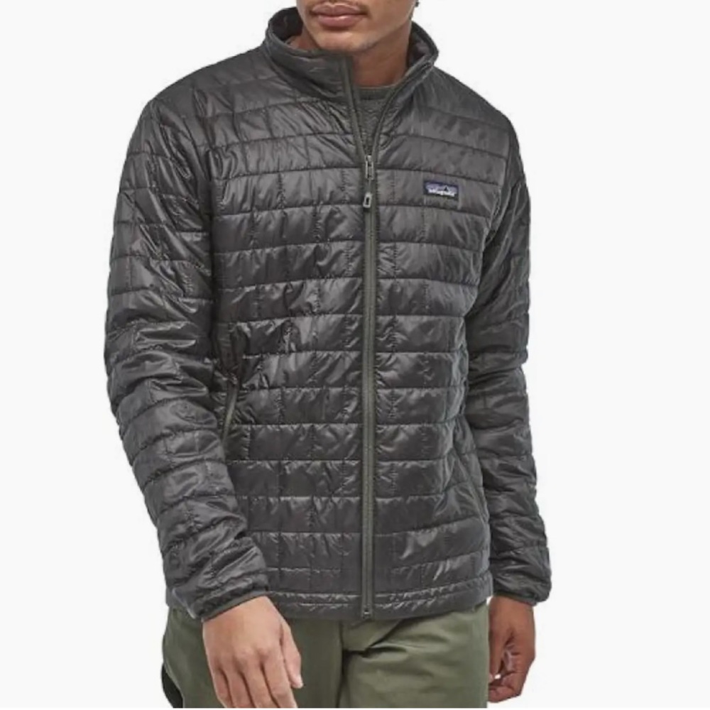 Patagonia Men's Nano Puff Jacket Grey Color Sz XXL